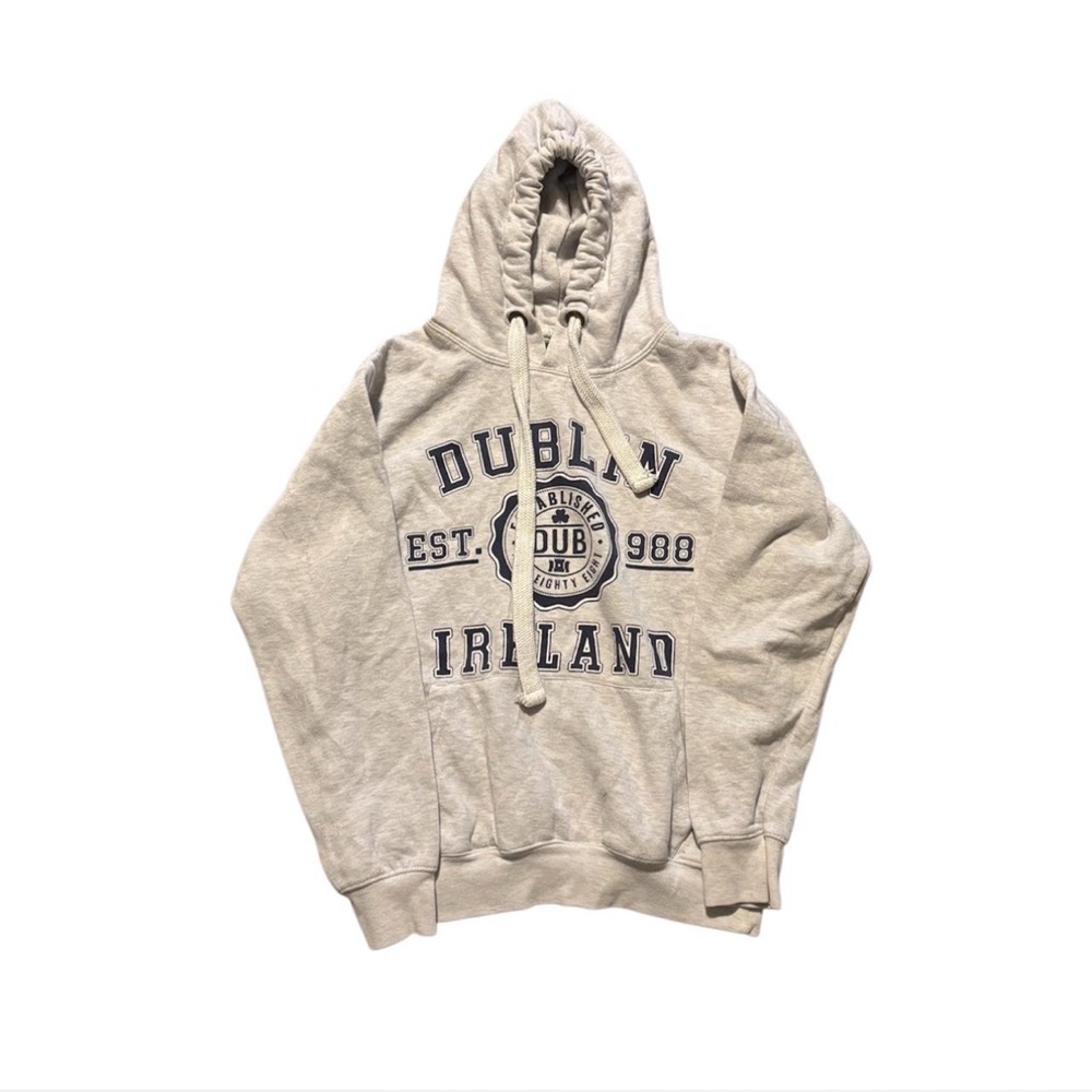 Men's Beige Dublin Ireland Hoodie